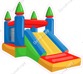 Bounce House - Inflatable - Boy Colors 1