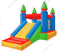 Bounce House - Inflatable - Boy Colors 1