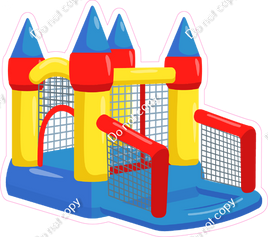 Bounce House - Inflatable - Boy Colors 3