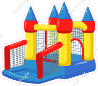 Bounce House - Inflatable - Boy Colors 3