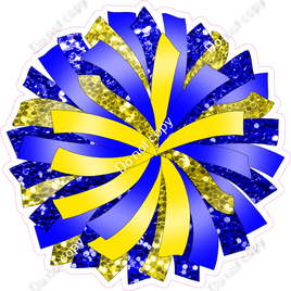 Blue & Yellow Pom Pom w/ Variant