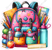 Backpack and School Supplies