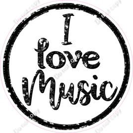 I Love Music Circle Statement