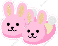 Pink Bunny Slippers