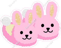 Pink Bunny Slippers