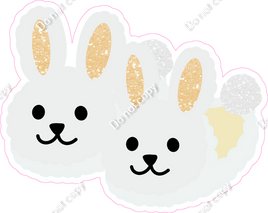 White Bunny Slippers