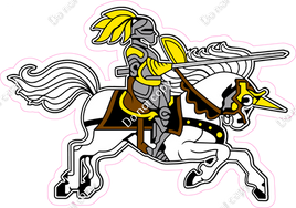 Knight Jousting Mascot - General