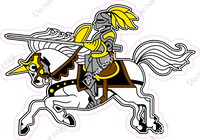 Knight Jousting Mascot - General