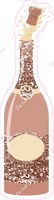 Champagne Bottle - Rose Gold