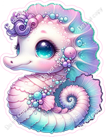 Pastel Seahorse