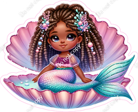 Pastel Mermaid in Shell 2