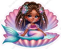 Pastel Mermaid in Shell 2