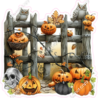 Halloween Fence