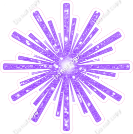 Firework - Lilac Sparkle - Style 3