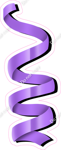 Flat - Lilac Streamer - Style 3