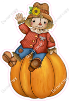 Scarecrow on a Pumpkin