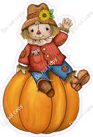 Scarecrow on a Pumpkin