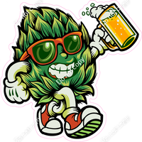 Hops Guy with Beer