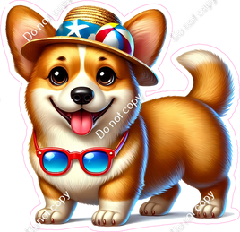 Corgi 4th of July