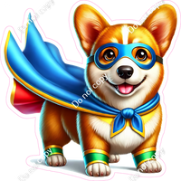 Corgi in a Cape