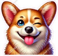 Corgi  Winking