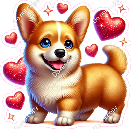 Corgi Hearts