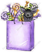 Purple Halloween Candy Bag