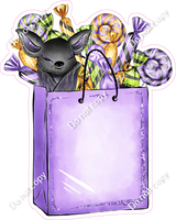 Purple Halloween Candy Bag