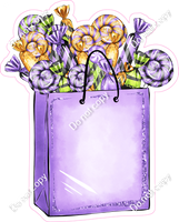 Purple Halloween Candy Bag