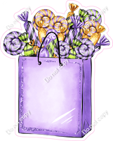 Purple Halloween Candy Bag