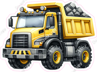 Construction - Dump Truck with Rocks