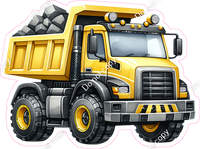 Construction - Dump Truck with Rocks