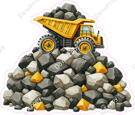 Construction - Dump Truck on Rubble