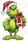 Grinch Holding a Present