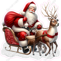 Santa on Sleigh