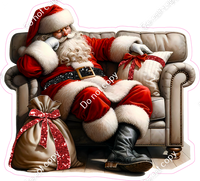 Santa on a Couch