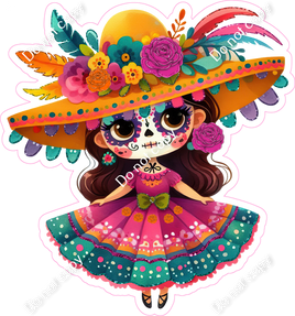 Dia De Los Muertos - Girl