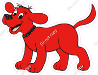 Red Dog Standing