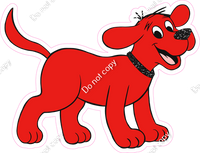 Red Dog Standing