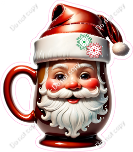 Santa Face Mug