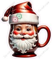 Santa Face Mug