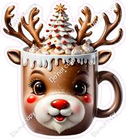 Reindeer Face Mug