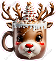 Reindeer Face Mug