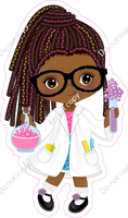 Dark Skin Tone Scientist Girl