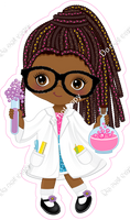 Dark Skin Tone Scientist Girl