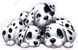 Three Dalmatians