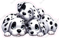 Three Dalmatians