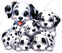 Five Dalmatians