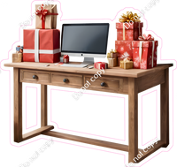 Desk with Presents