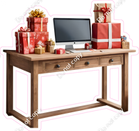 Desk with Presents